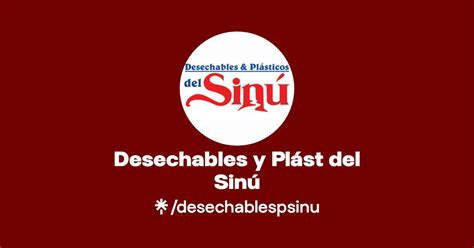 Desechables y Plást del Sinú Instagram Facebook Linktree