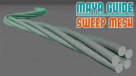 Maya The Complete Guide To Using Sweep Mesh Techniques And Tricks