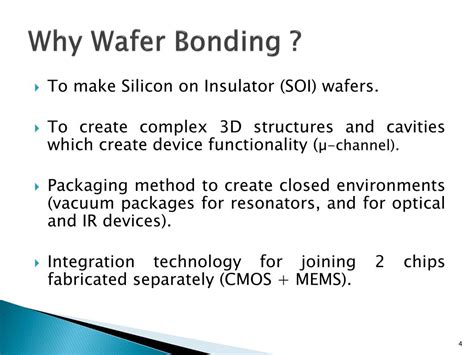 Ppt Wafer Bonding Powerpoint Presentation Free Download Id2978421