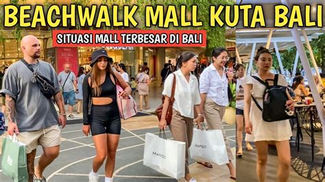 SUASANA BEACHWALK MALL KUTA BALI SAAT INI Vlog Terbaru Di Bali YouTube