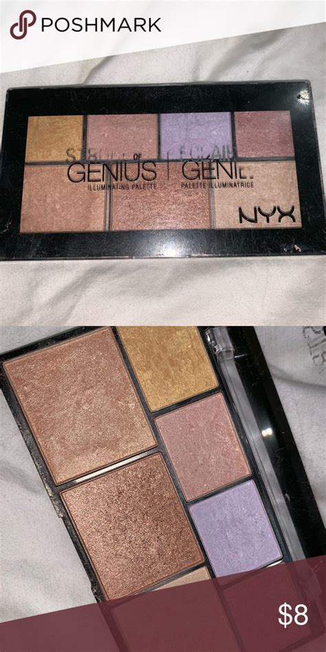 Nyx Strobe Of Genius Highlight Palette Highlight Shades Makeup