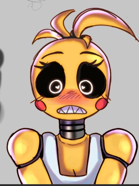 lil toy chica fan art (OC) : fivenightsatfreddys