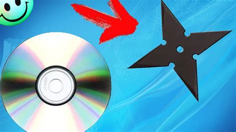 Крутая идея для самоделки из ОБЫЧНОГО CD DVD ДИСКА. КАК СДЕЛАТЬ СЮРИКЕН ...