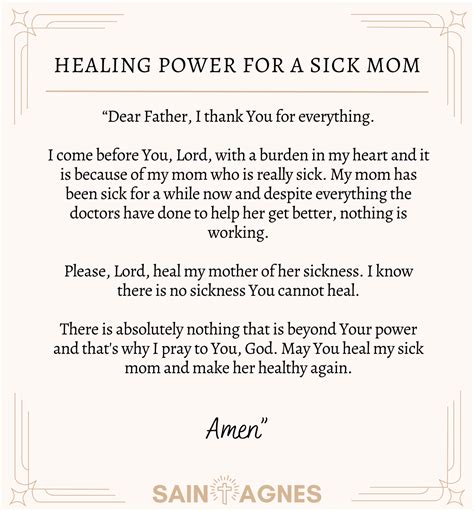 5 Prayers For Sick Mom: Healing Prayers For Mother