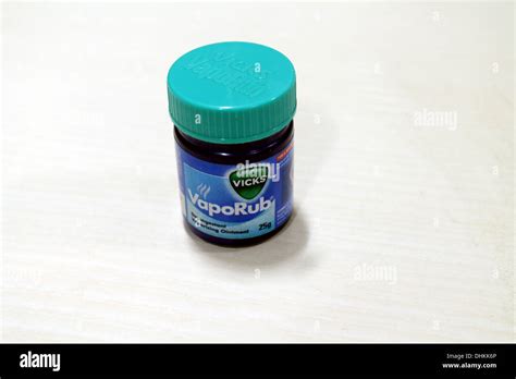 Vicks Vaporub, a balm for cough, cold, headache etc Stock Photo - Alamy