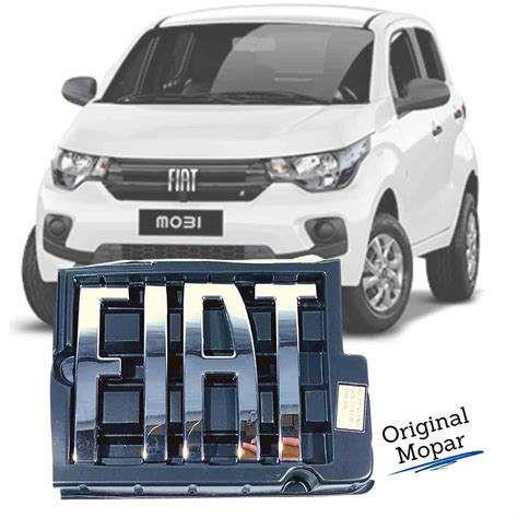 Emblema Ou Sigla Da Grade Dianteira Do Fiat Mobi Argo Cronos De