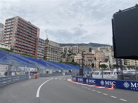 Monaco F1 Circuit, Grand Stand K , looking forward to experiencing it ...