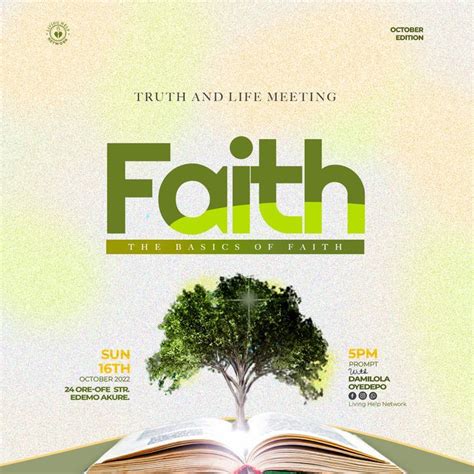 church faith flyer artofit