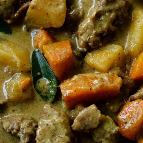 Coconut Curry Beef Stew With Carrots And Potatoes Island Smile