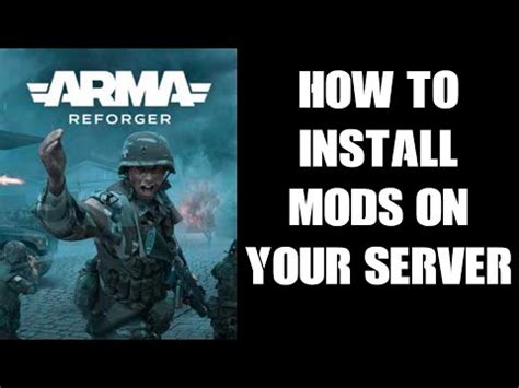 How To Install Pc Arma Reforger Workshop Mods On A Nitrado Private