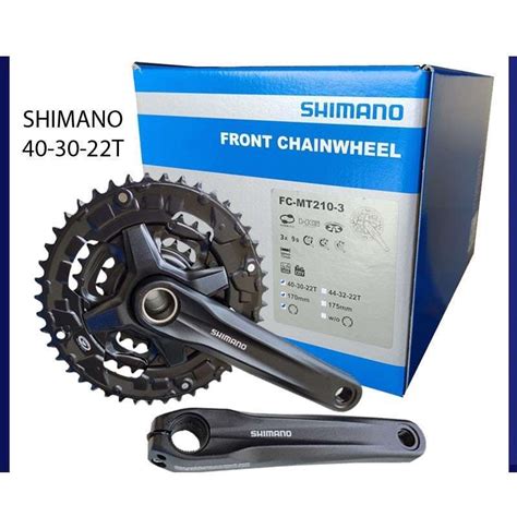 Jual Shimano Altus Crankset Mt Box Triple Crank T T Tanpa Bb