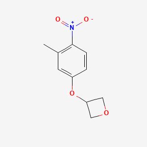 Synthesis Routes Of 3 3 Methyl 4 Nitrophenoxy Oxetane