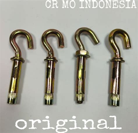 Hook Anchor Dynabolt Mm Mm Mm Anchor Hook Gantung Gold Original