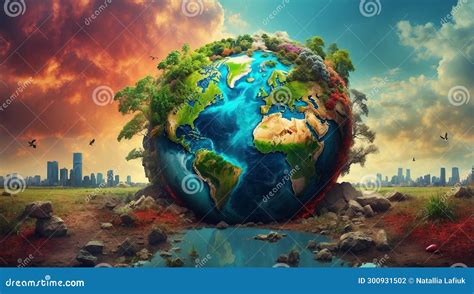 planet earth full  garbage suffering  pollution global pollution