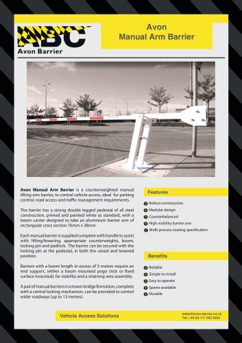 Avon Barrier Pdf