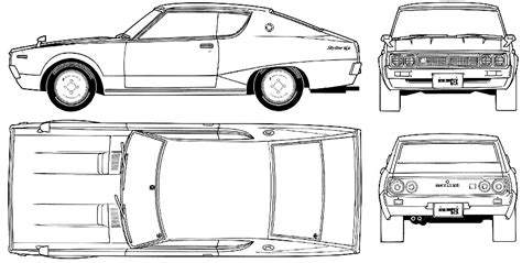 Car Datsun Skyline C110 GT-X 1972: the photo thumbnail image of figure ...