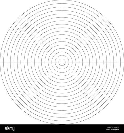 Polar rejilla circular malla Gráfico circular elemento de gráfico