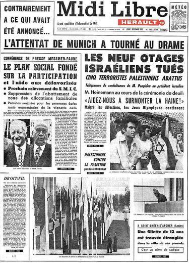 Une Autre Histoire 5 Septembre 1972 Prise Dotages Aux Jo De Munich