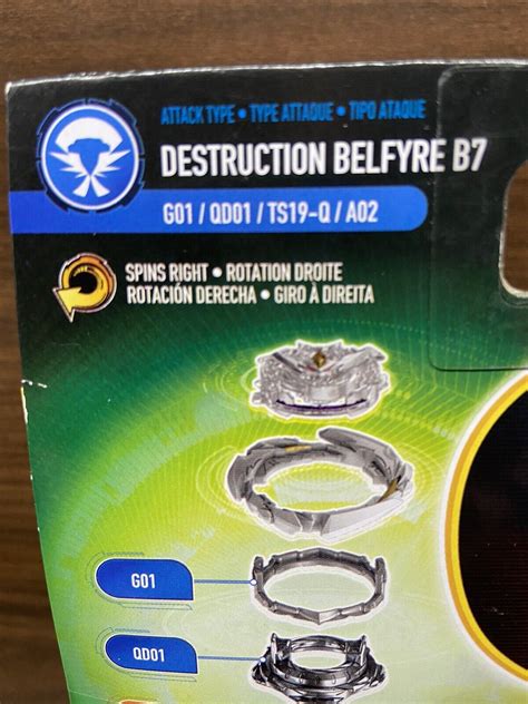 Beyblade Burst QuadDrive DESTRUCTION BELFYRE B7 Starter Pack 4 1 EBay