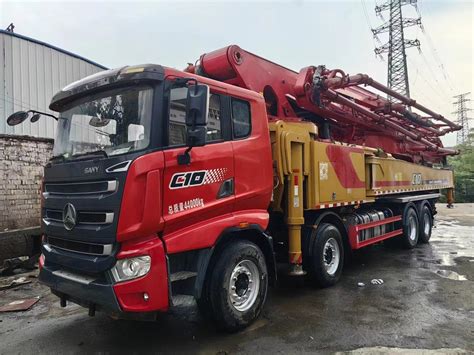 Used Concrete Pump Truck M Concrete Mixing Plant Heavy Equipment