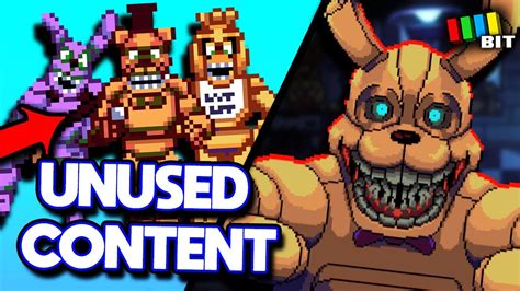 Fnaf Into The Pit Has A Lot Of Unused Graphics Lost Bits Tetrabitgaming Youtube