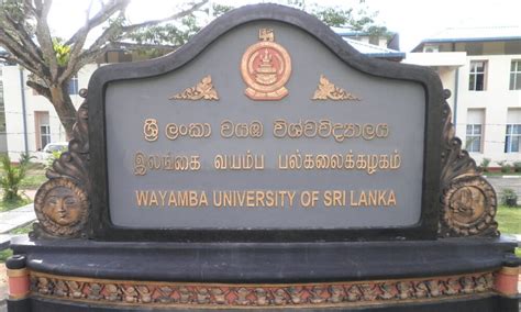 New Chancellor for Wayamba Uni. – Sri Lanka Mirror – Right to Know ...