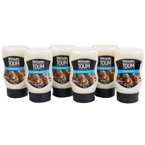 Wild Garden Easy Squeeze Garlic Aioli Toum Great On Chicken Kebobs Shawarma Wraps Roasted