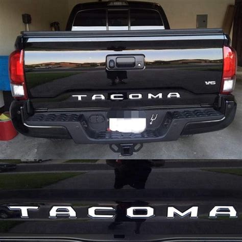 2021 Toyota Tacoma Tailgate Letters