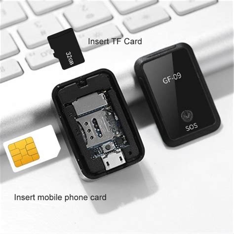 Gf09 Magnetic Gsm Mini Gps Tracker Real Time Tracking Locator Device For Car Black