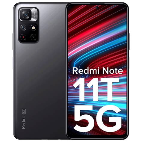 Buy Redmi Note 11T 5G 8GB RAM 128GB Matte Black Online Croma