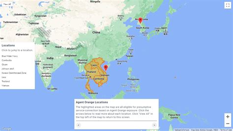 Agent Orange Vietnam Map - Alyssa Marianna