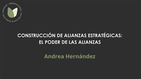 HT Construcción de alianzas estratégicas El poder de las alianzas