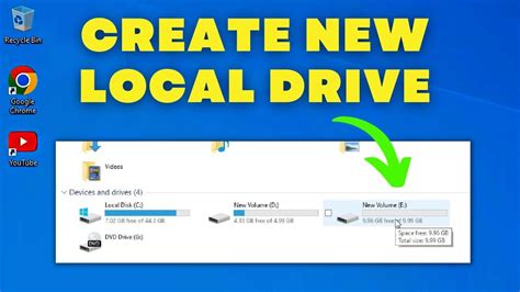 How To Create New Local Disk Partition On Windows Without