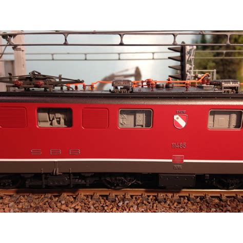 LOCOMOTIVE Ae 6 6 11485 DEPOT THUN ROUGE SBB PIKO 97204