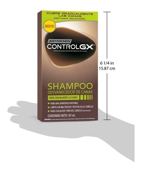 Shampoo Tinte Desvanecedor De Canas Control Gx Just For Men 147 Ml— Farmacia Santa Fe