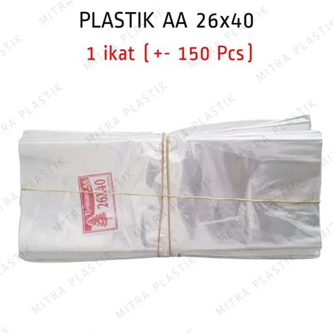 Ikat Plastik Aa X Kantong Bening Tipis Bungkus Sambal Gula