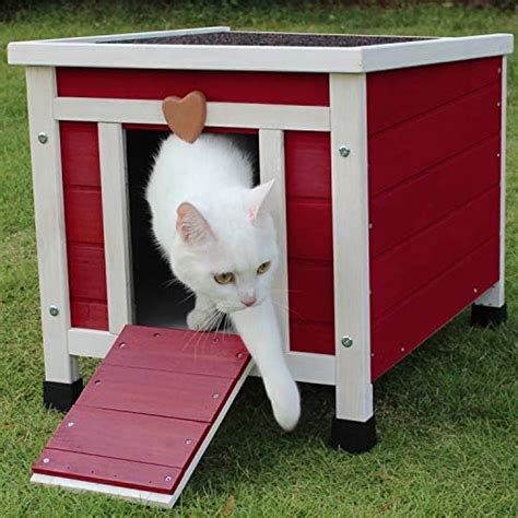 Rockever Casa Para Gatos Exterior Casa Para Gatos Feral Al Aire Libre