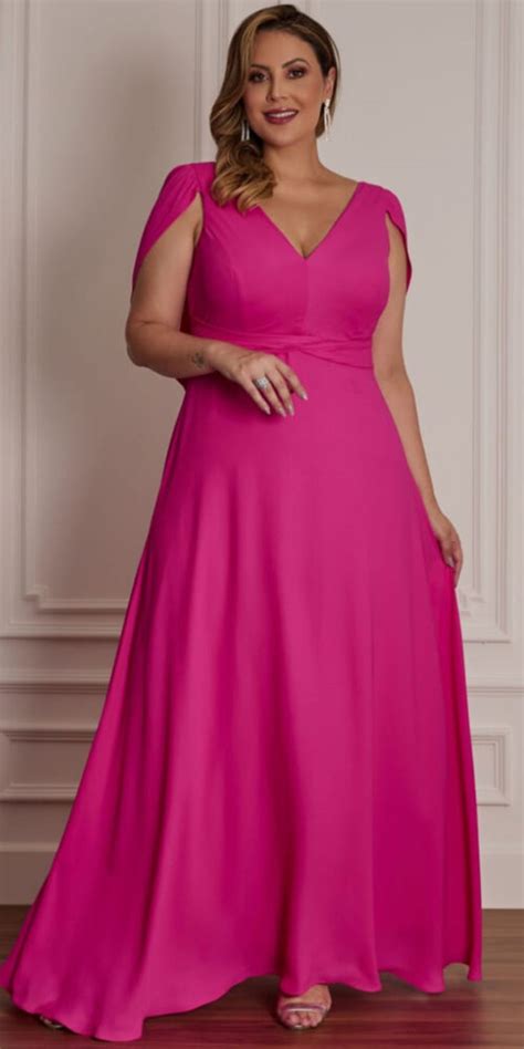 Vestido Madrinha Plus Size - Vestido de Madrinha Plus Size | Moda Maior Plus Size