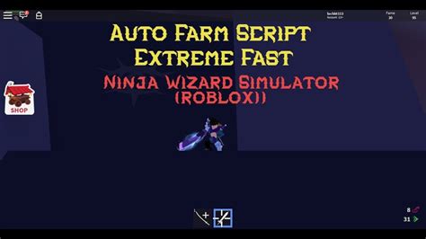 Cách Hack autofarm game Ninja Wizard Simulator ROBLOX YouTube