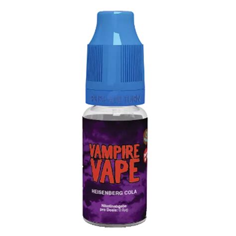 Heisenberg Cola Vampire Vape Liquid 10ml Heisenberg Beerenmix Mit