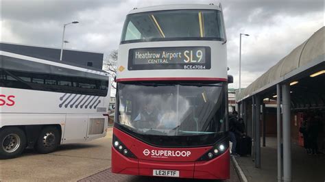 Full Route Visual RATP Dev Route SL9 Harrow Bus Stn To Heathrow