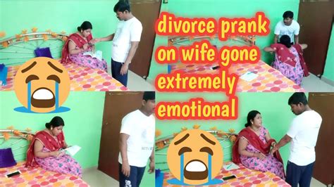 Prank On Wife Gone Extremely Emotional😭😭 Divorce Prank On Wife Gone Extremely Wrong😭😭 Foodess