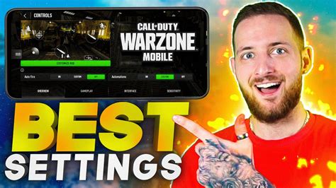 Best Settings In Warzone Mobile Youtube