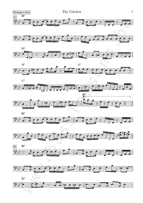 Jaco Pastorius Soul Intro The Chicken Bass Transcription Jaco Pastorius