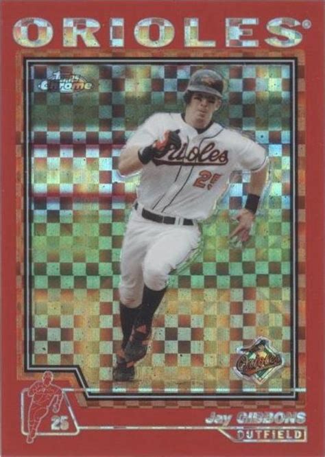 2004 Topps Chrome Red X Fractor 46 Jay Gibbons For Sale Online EBay