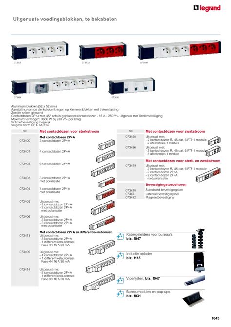 Catalogus Legrand Group E Cataleg