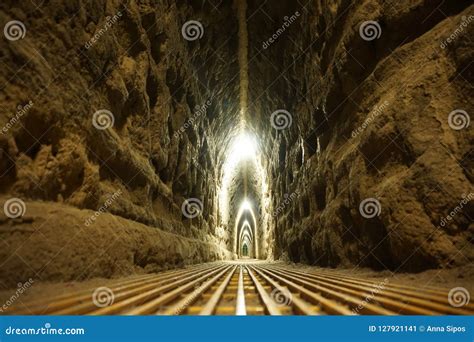 Ancient Underground Passage Beneath Cholula Pyramid Stock Image Image