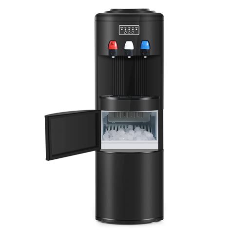 ICEPURE 2-in-1 Water Cooler Dispenser with Built-in Ice Maker, Hot/Cold ...