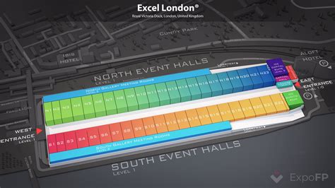 ExCeL London floor plan