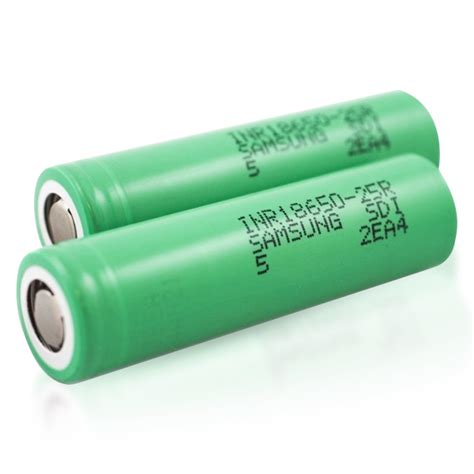 Set Of Two 2 Samsung Inr18650 25r 2500 Mah 18650 Battery Cells Vruzend Diy Battery Kit